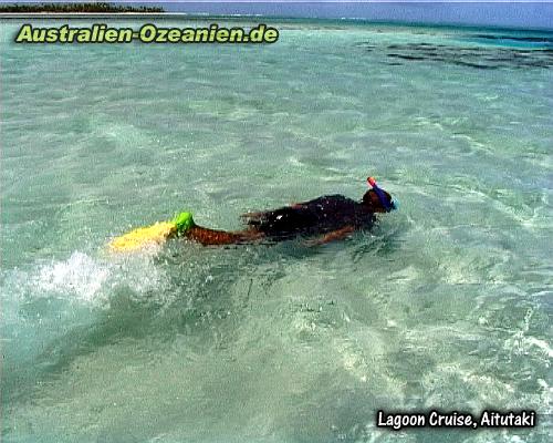 Schnorcheln in der Lagune von Aitutaki