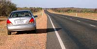 Stuart Highway südlich von Alice Springs