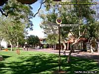 Zentrum von Alice Springs - Todd Mall