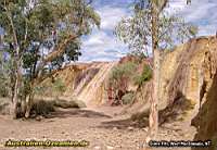 Ochre Pits - farbige Hügel in der Wüste