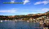 Boote im Hafen von Akaroa