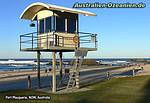 Surf-Rescue-Tower, Strand in Port Macquarie