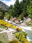 Bridge at Shotover River near Queenstown