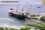 Niue Island - freight ship