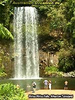 Millaa Millaa Falls, einer der am meisten fotografierten Wasserfälle Australiens
