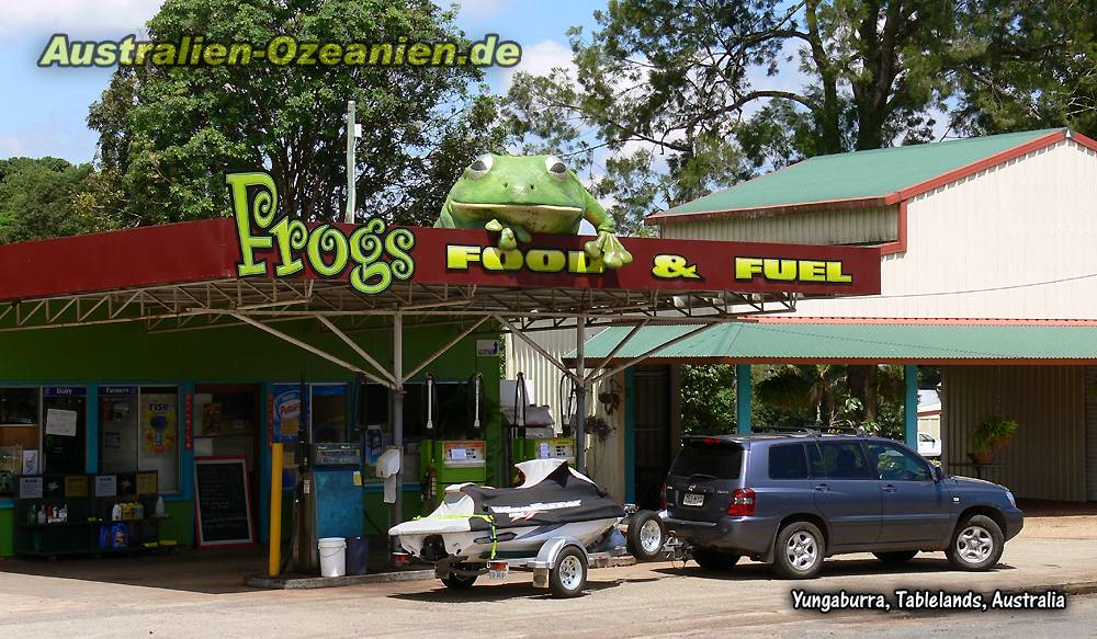 Tankstelle in Yungaburra