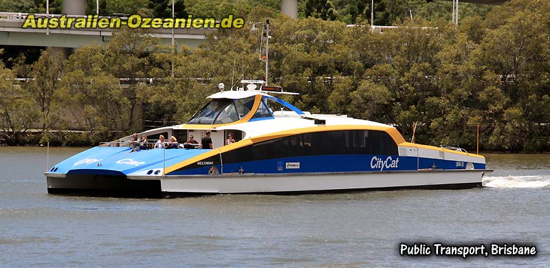 Die Personenfähre "CityCat"