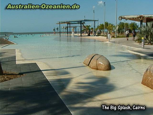 Cairns, The Lagoon - Freibad am Ufer