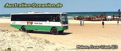Tourstopp an der Maheno