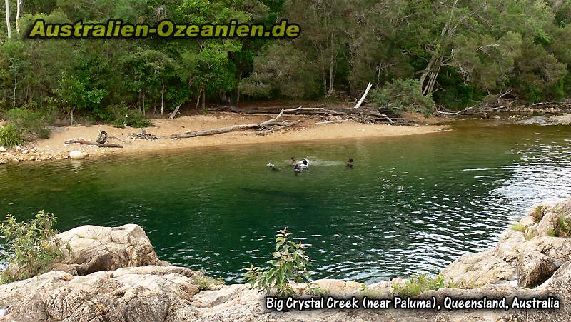 Badestelle im Dschungel, Kinder im Wasser