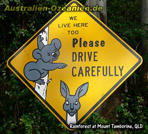 australisches Straßenschild