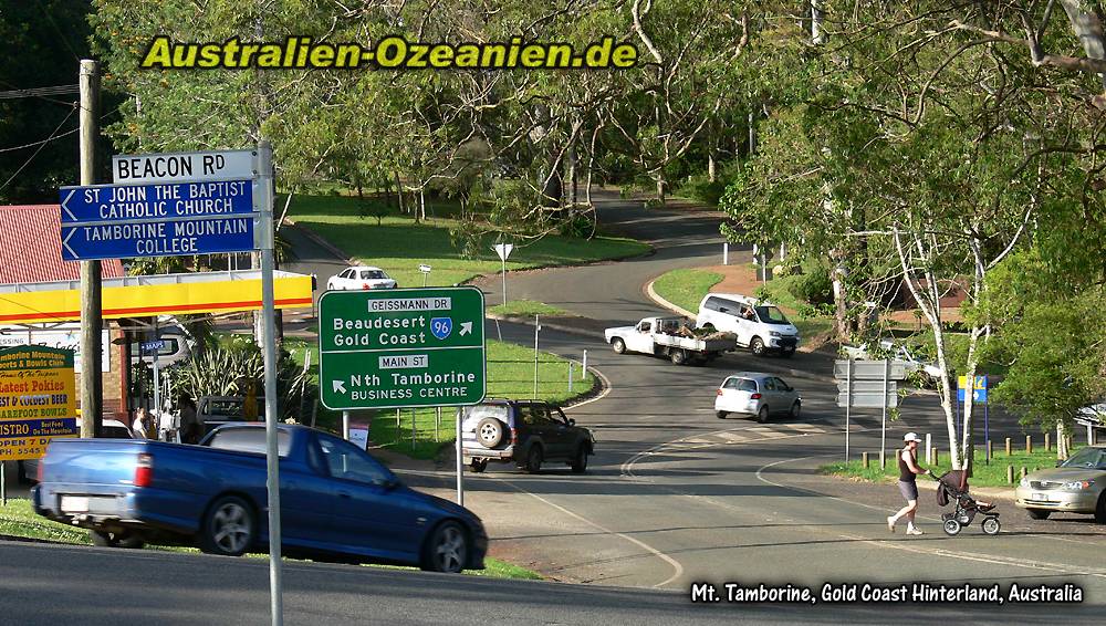 Straße durch Mount Tamborine, Ute