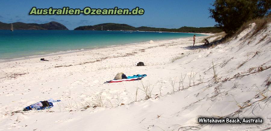 Whitehaven Beach, Badegäste