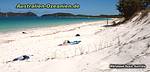 Sonnenbad am Whitehaven Beach