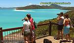 Blick zum Whitehaven Beach