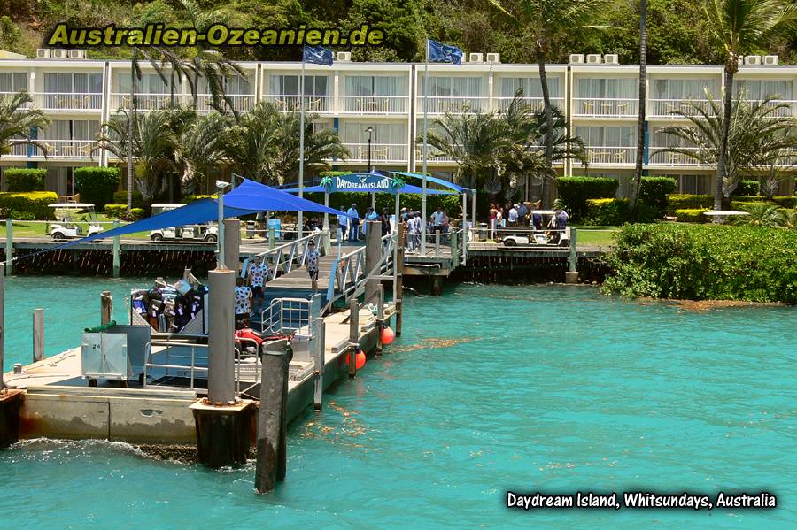 Schiffsanleger auf Daydream Island