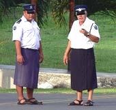 Lavalava als Uniform