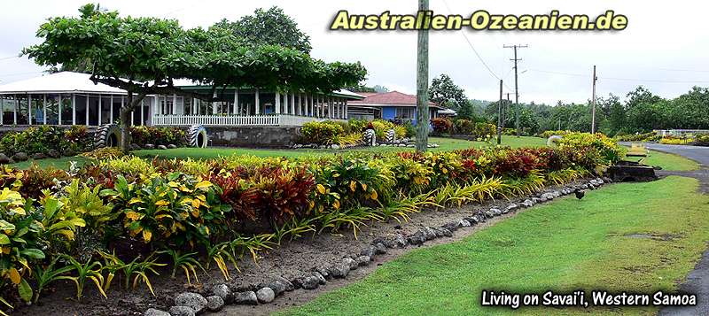 Straßenbild Savaii