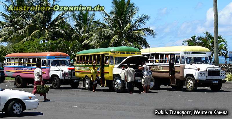 "Busbahnhof" in Apia