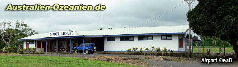 Flughafen auf Savaii