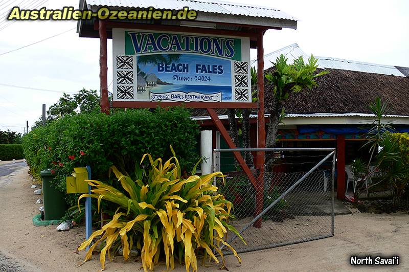 Beach Fale Anlage