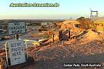 Coober Pedy im Sonnenuntergang