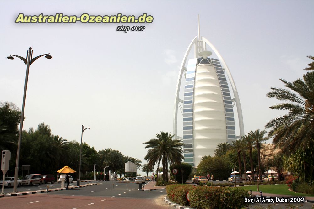 Zufahrt zum Burj Al Arab