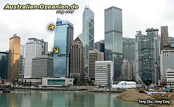 Hochhäuser im Bankenviertel von Hongkong