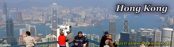 Panoramablick über Hongkong
