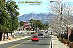 Flagstaff & snowy mountains