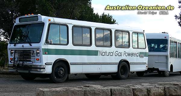 Shuttle Bus am Grand Canyon