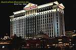 main building of Caesars Palace at night