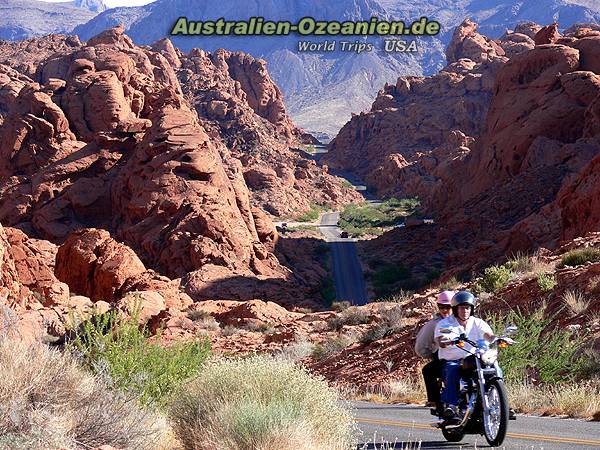 motor bike riding at scenic drive