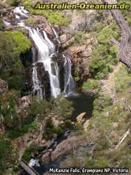 McKenzie Falls von oben, Grampians