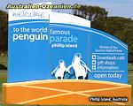 Schild: Pinguin Parade