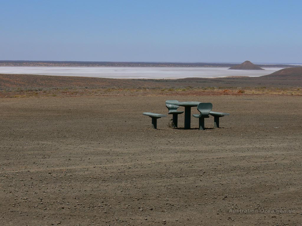 salt lake in South Australia - Salzsee in Südaustralien