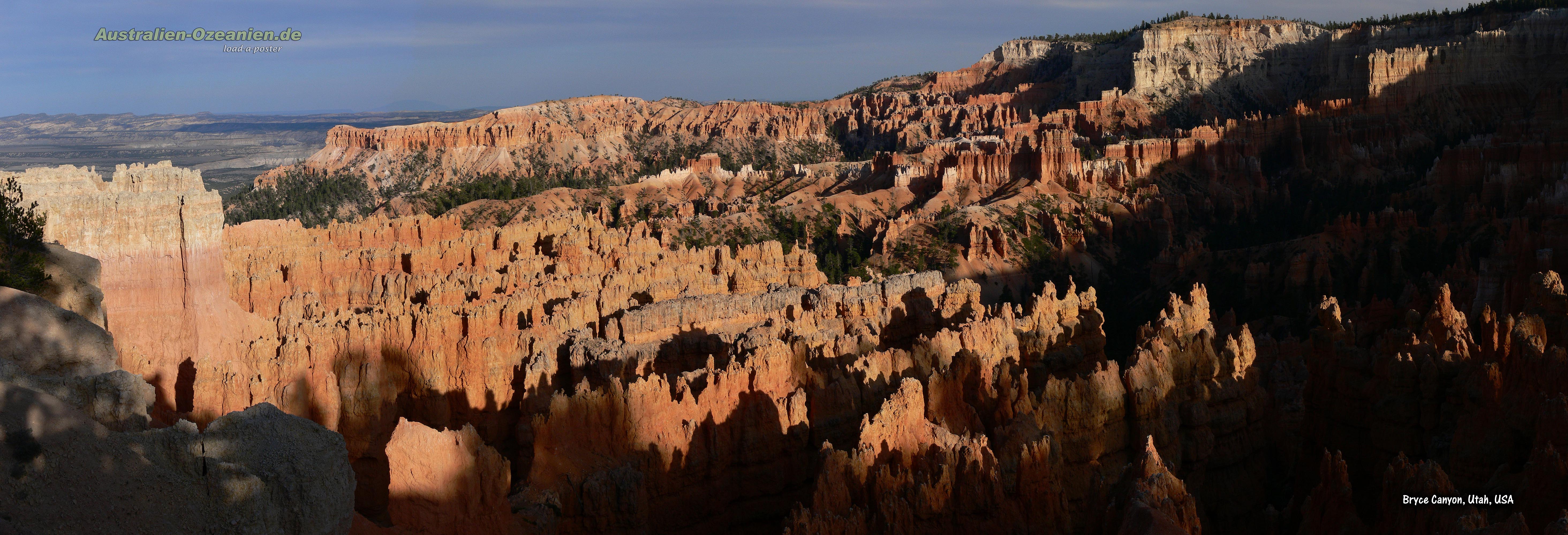 panoramic view Bryce Canyon