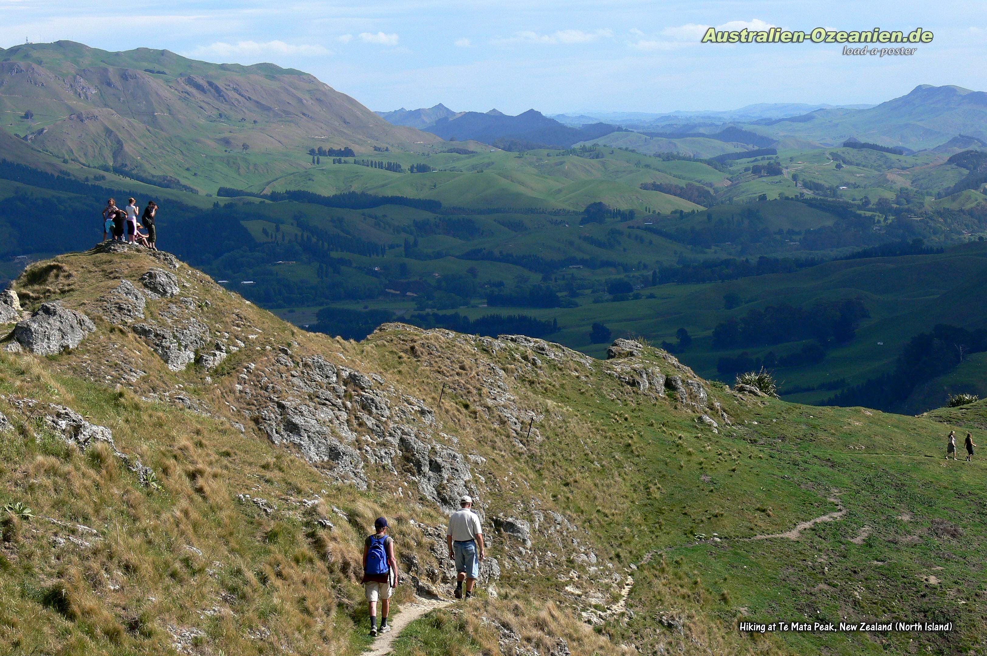 hiking Te Mata Peak